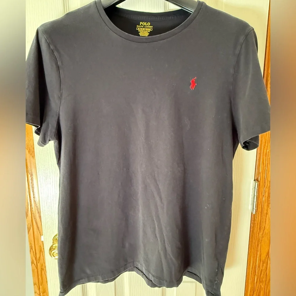 Polo Ralph Lauren | Size XL | Men's Black Custom Slim Fit Tee Shirt
